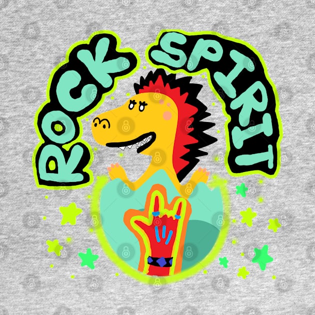 rock spirit, dinosaur by zzzozzo